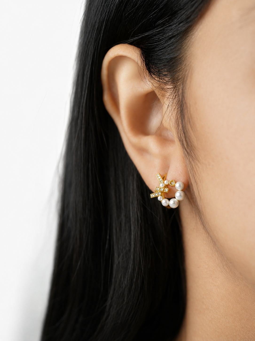 Anvi Pearl Garden Earrings Set