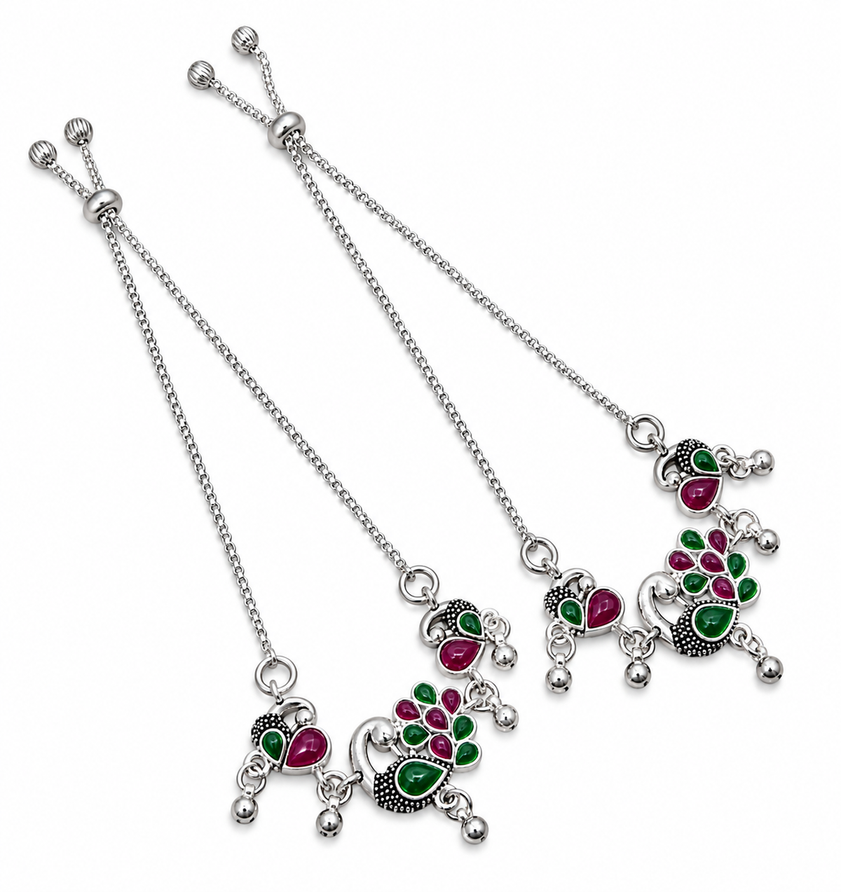 Yara Silver Anklet for Women's