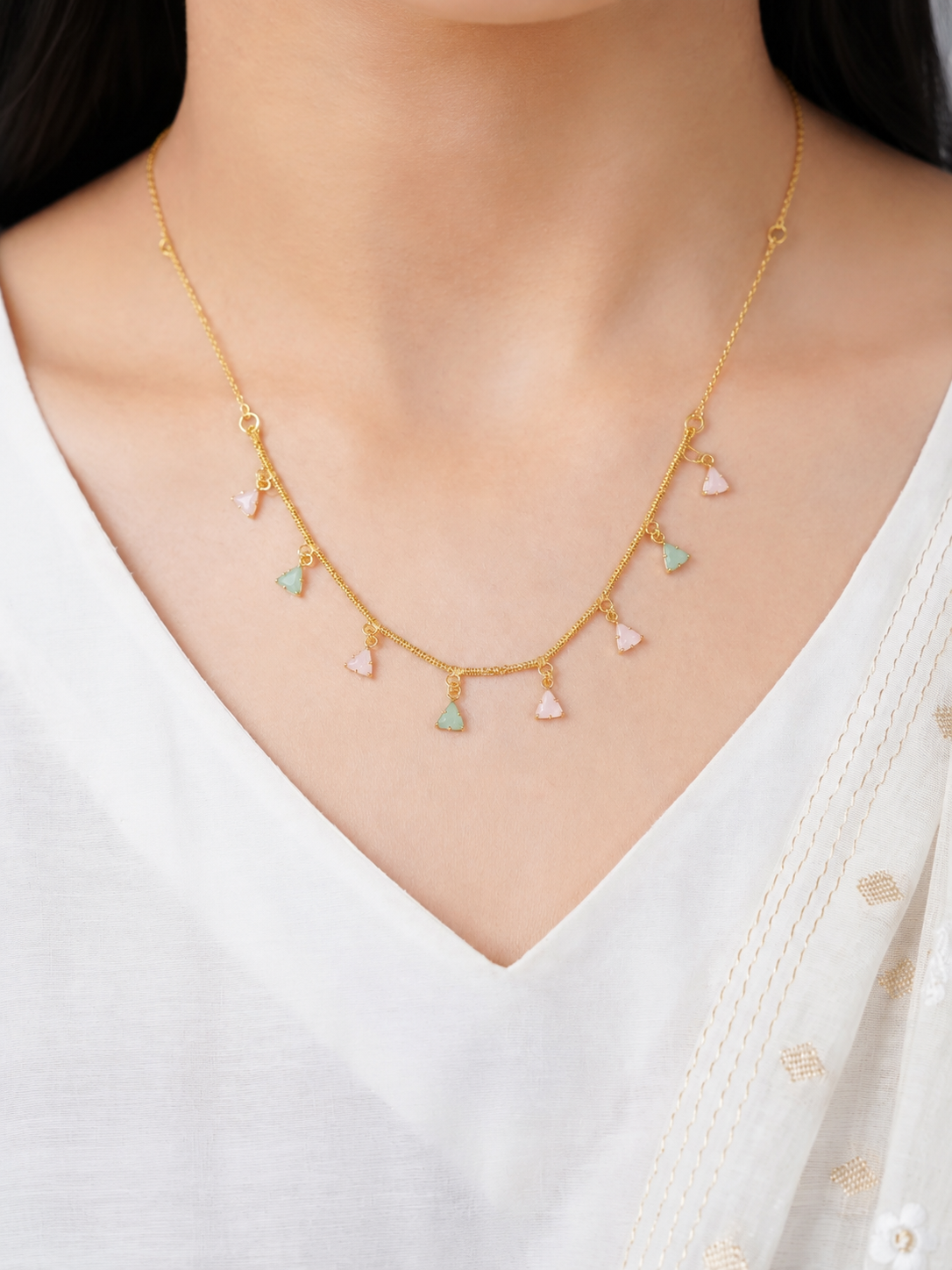 Gia Luxe 18K Gold Plated Necklace
