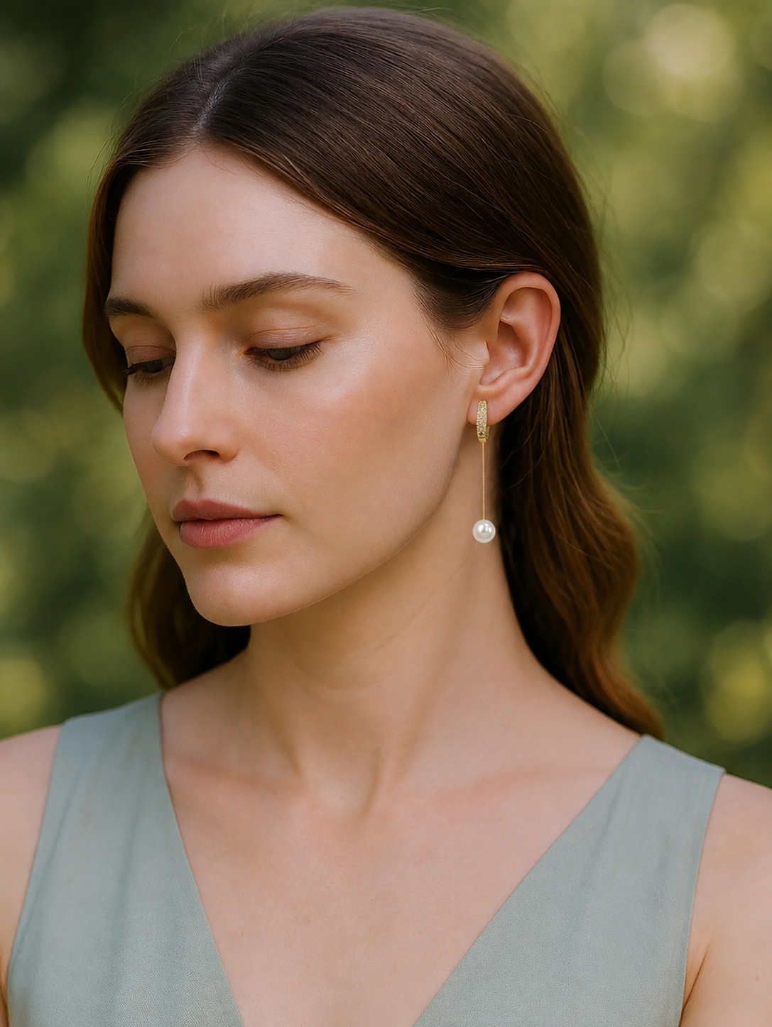 Reva Crystal Petals Earrings Set