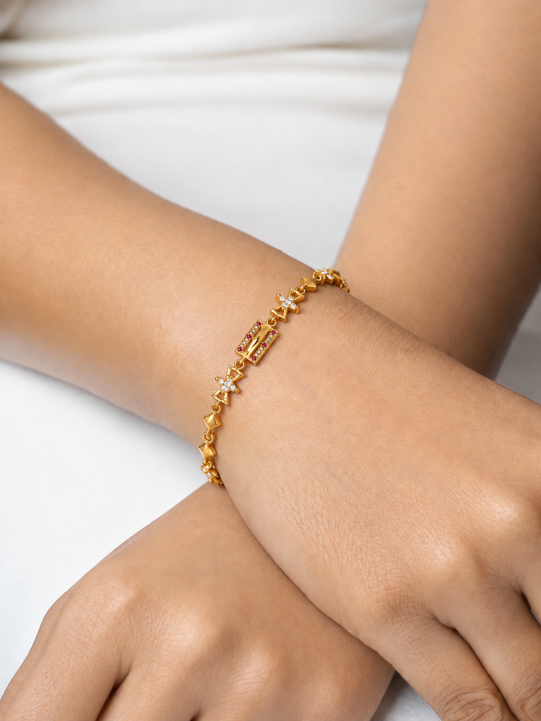Samaira 18K Gold Plated Bracelet