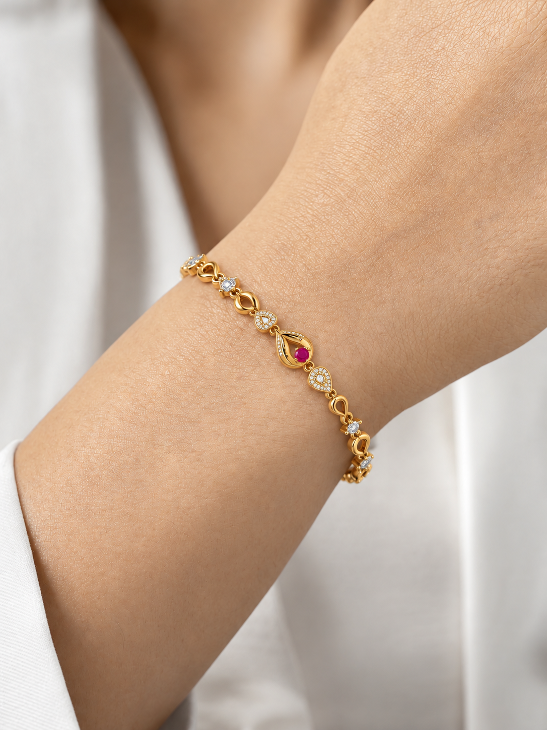 Ishani 18K Gold Plated Bracelet