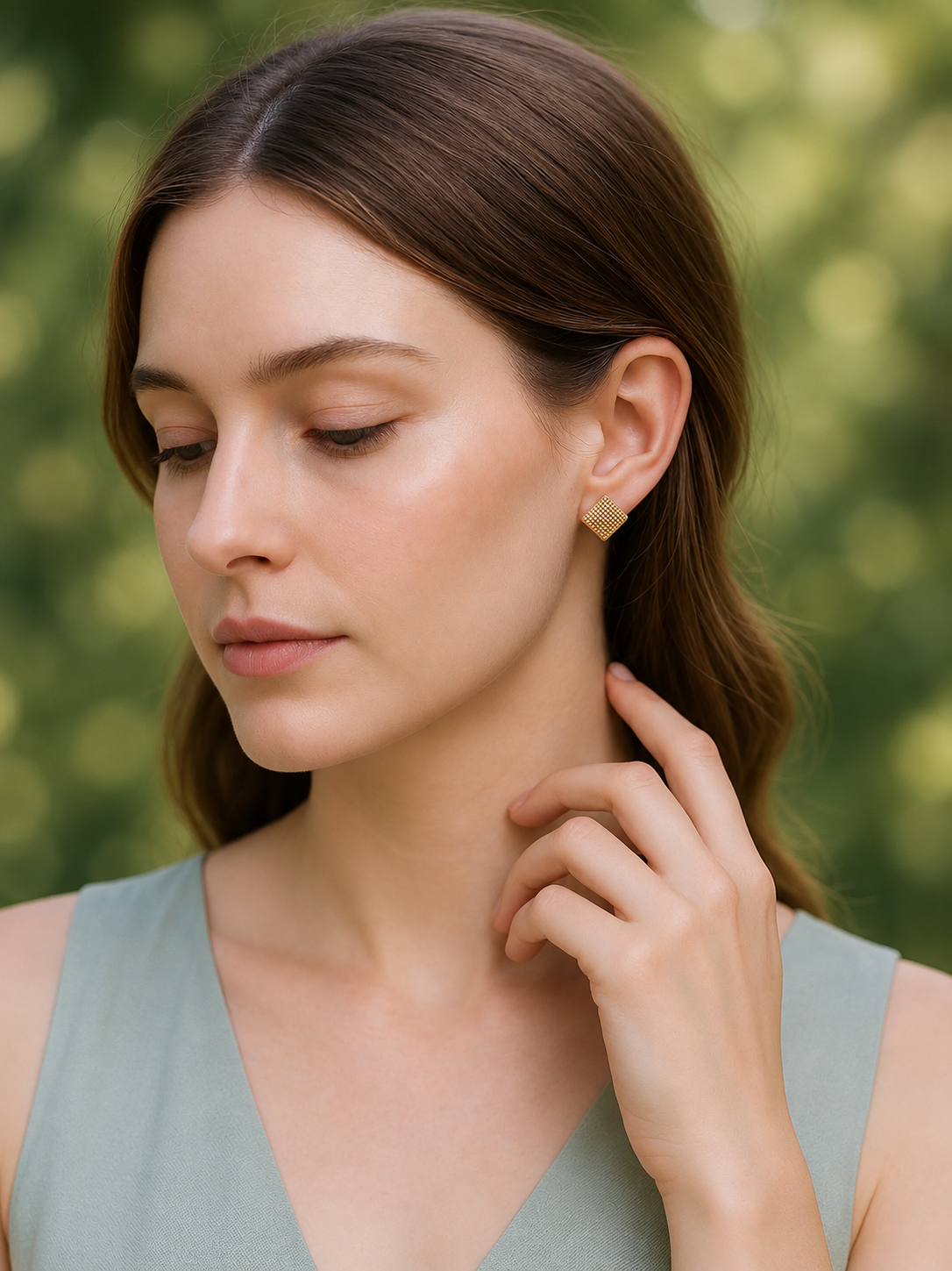 Ishani Floral Spark Earrings Set