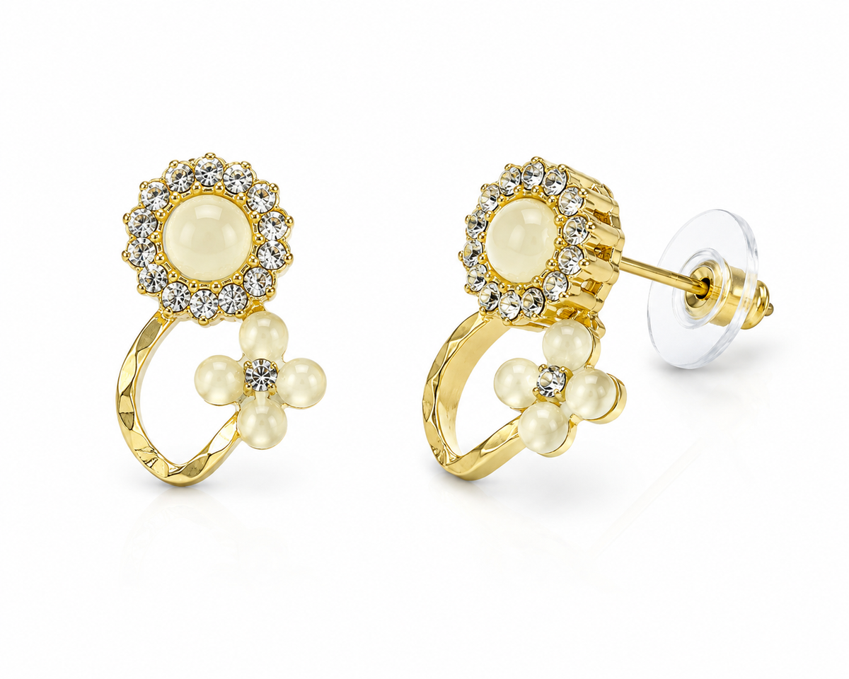 Riva Golden Glow Earrings Set