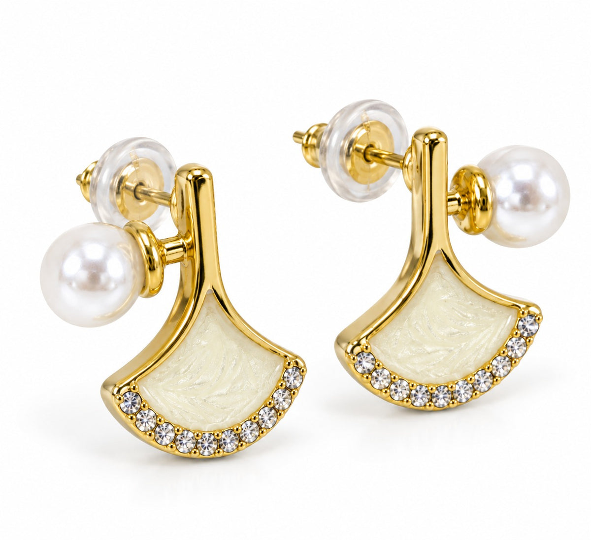 Zoya Crystal Charm Earrings Set