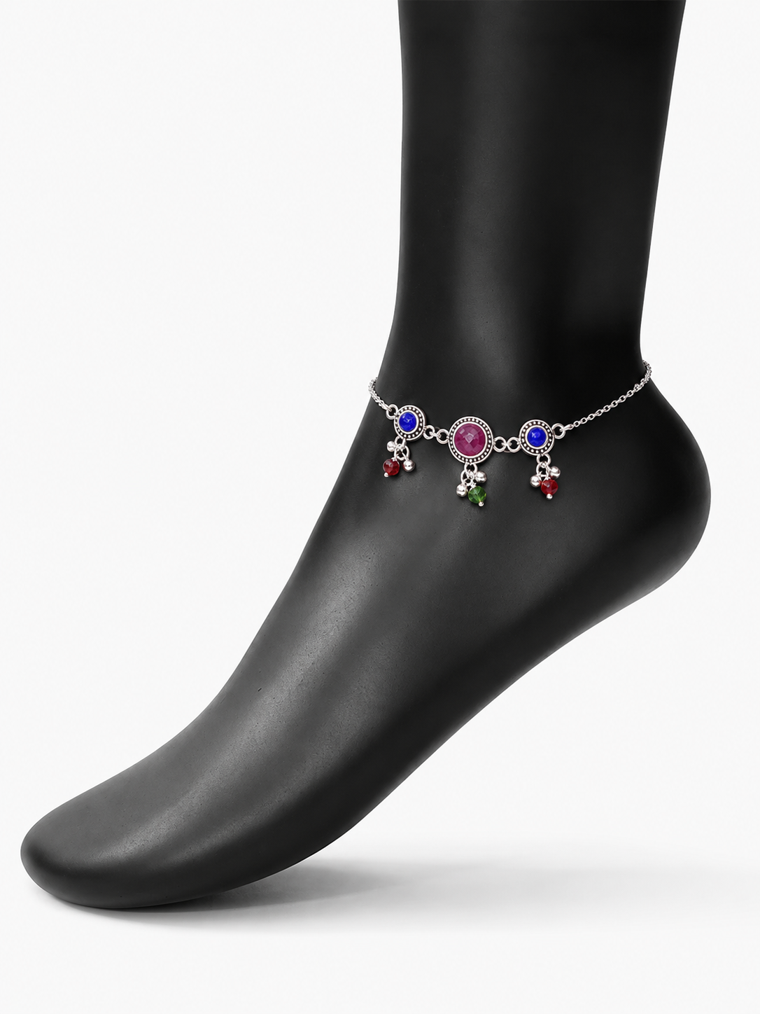 Aria Silver Anklet for Women's