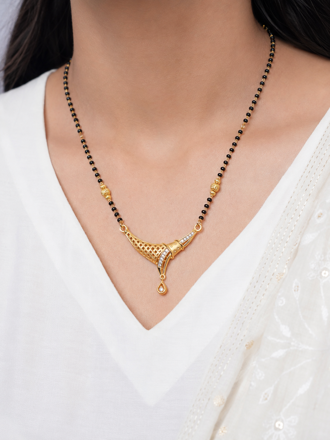Riya 18K Gold Plated Mangalsutra