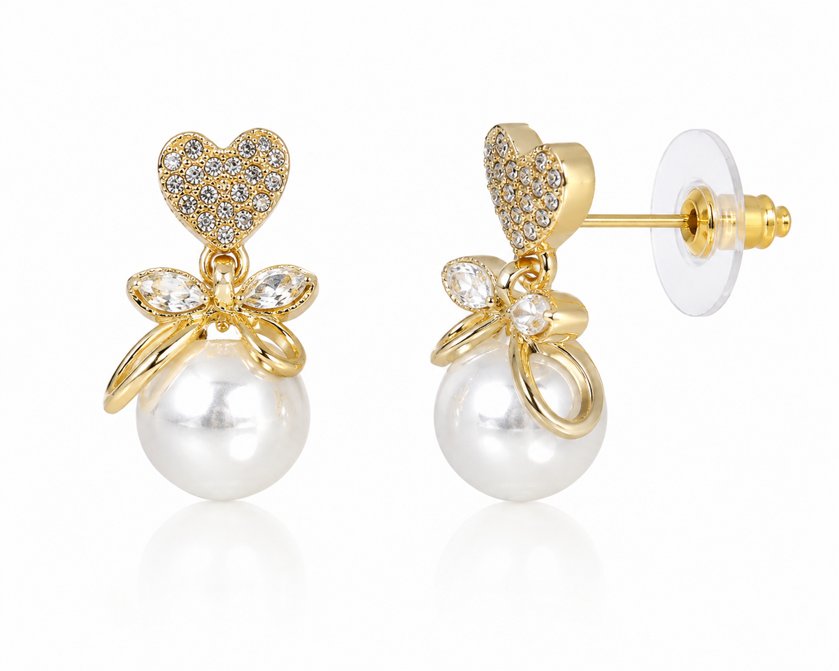 Navya Floral Glow Earrings Set