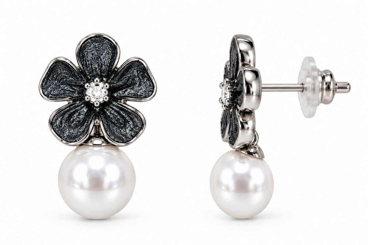 Nitya Stone Halo Earrings Set