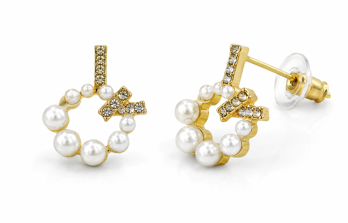 Anvi Pearl Garden Earrings Set
