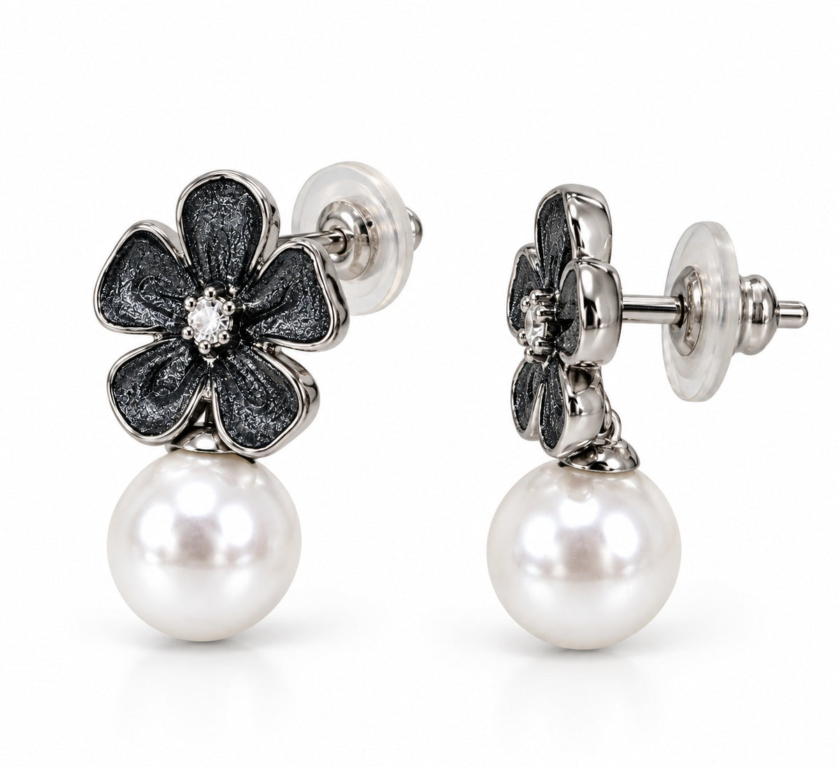 Nitya Stone Halo Earrings Set