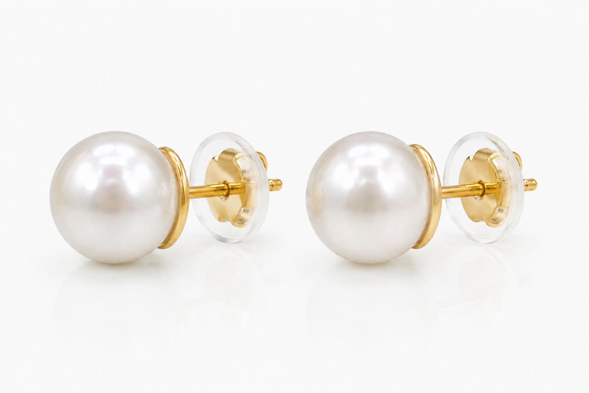 Meher Gold Petals Earrings Set