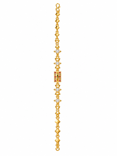 Samaira 18K Gold Plated Bracelet