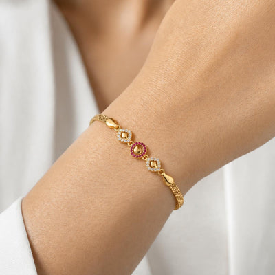 Nandini 18K Gold Plated Bracelet