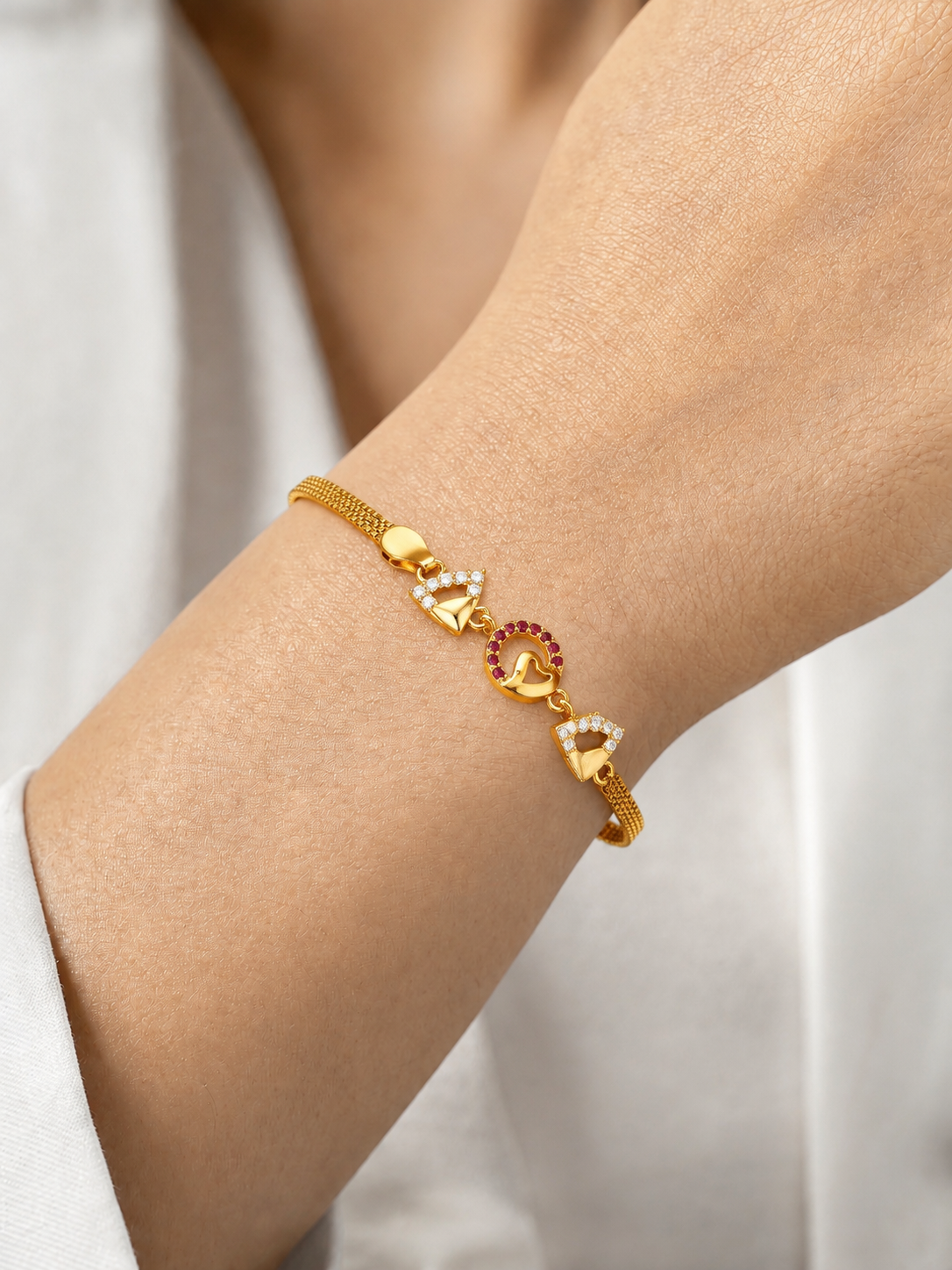 Anaya 18K Gold Plated Bracelet