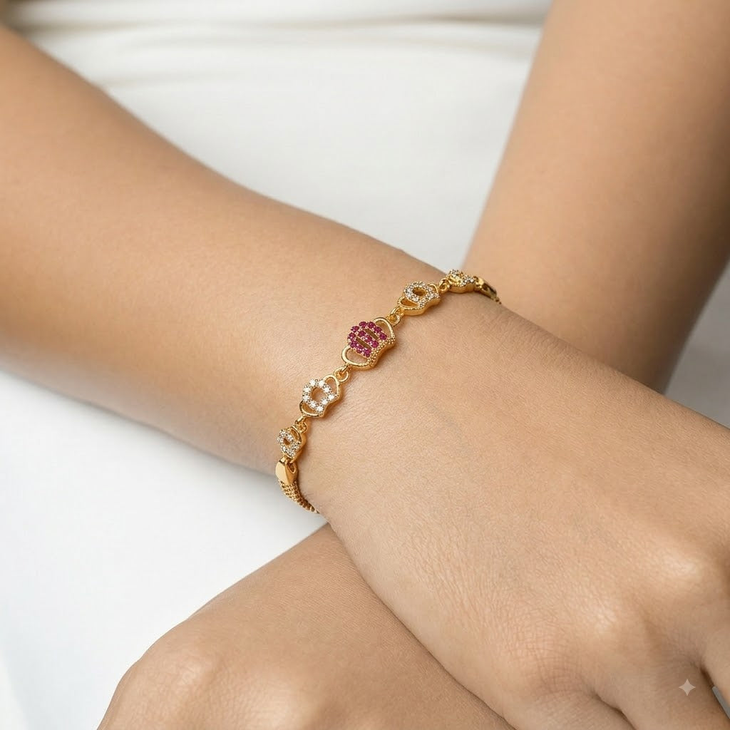 Saanvi 18K Gold Plated Bracelet