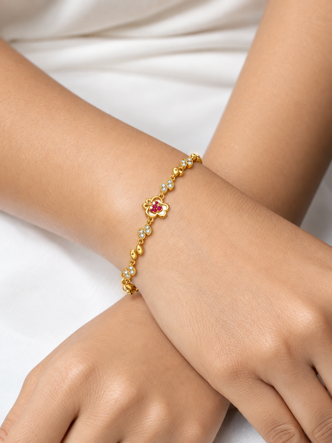Amaya 18K Gold Plated Bracelet