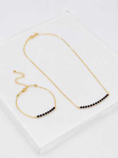Opal Glow 18K Gold Plated Necklace