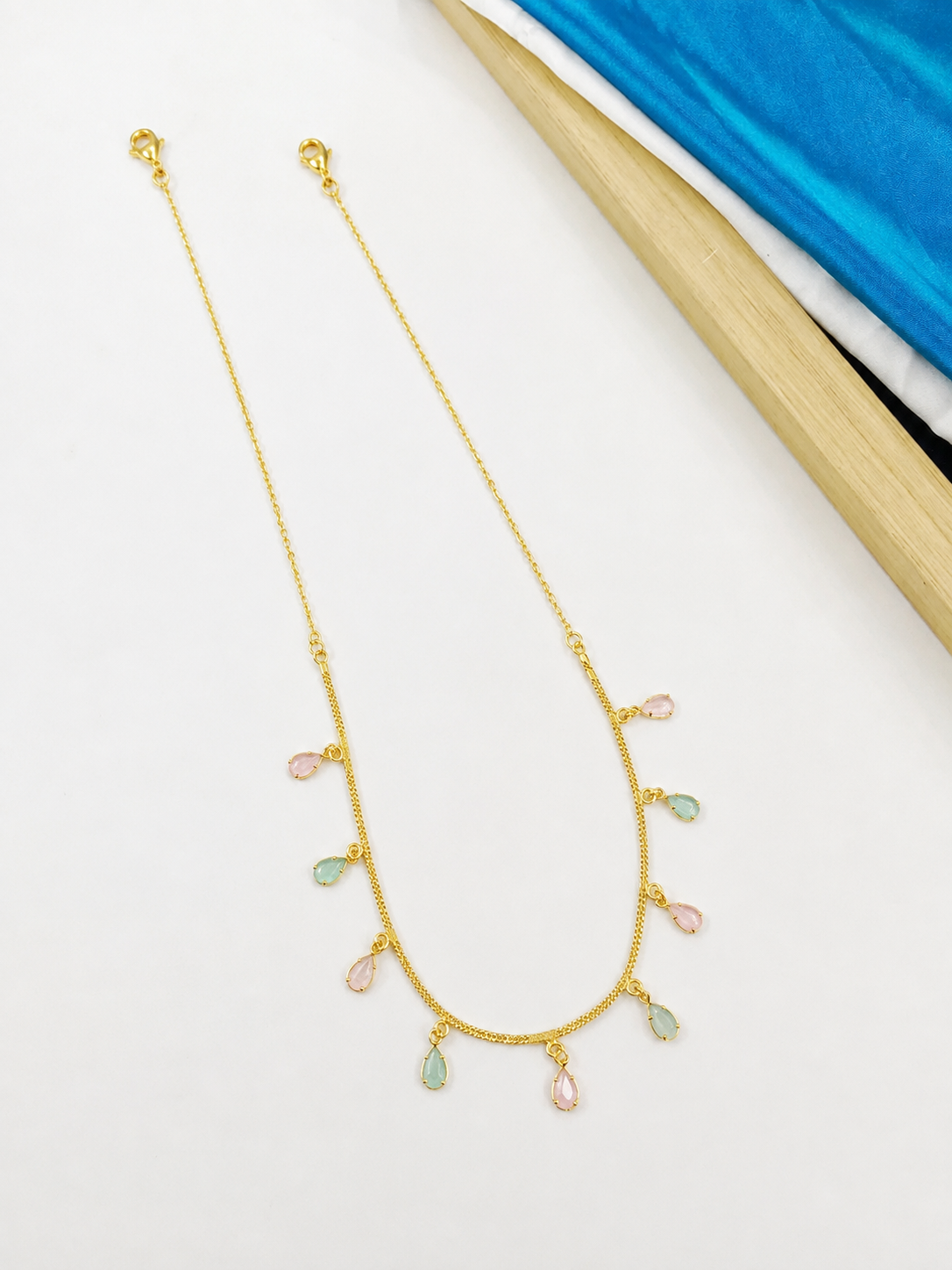 Bella Curve 18K Gold Plated Necklace