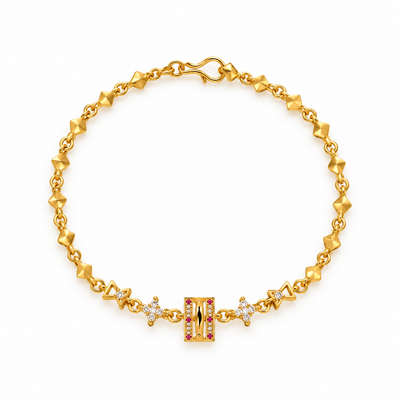 Samaira 18K Gold Plated Bracelet