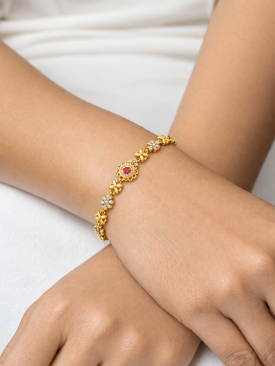 Aditi 18K Gold Plated Bracelet
