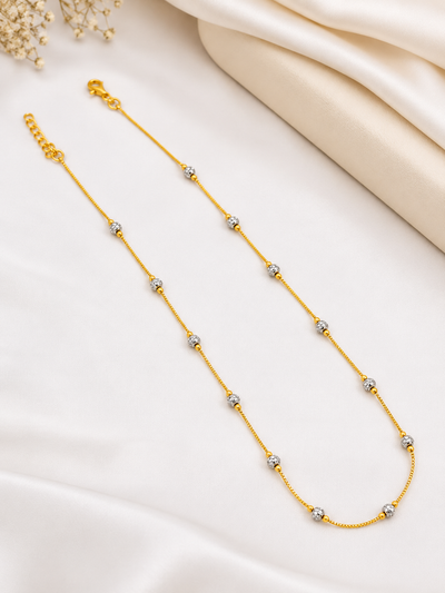 Dahlia Charm 18K Gold Plated Necklace