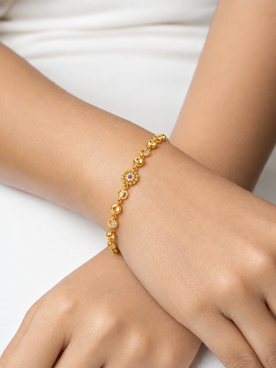 Sakshi 18K Gold Plated Bracelet