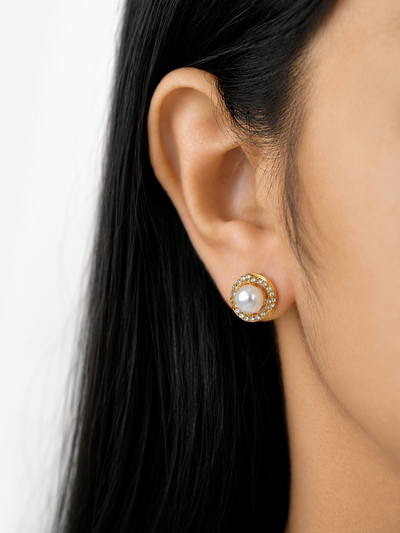 Vanya Pearl Grace Earrings Set