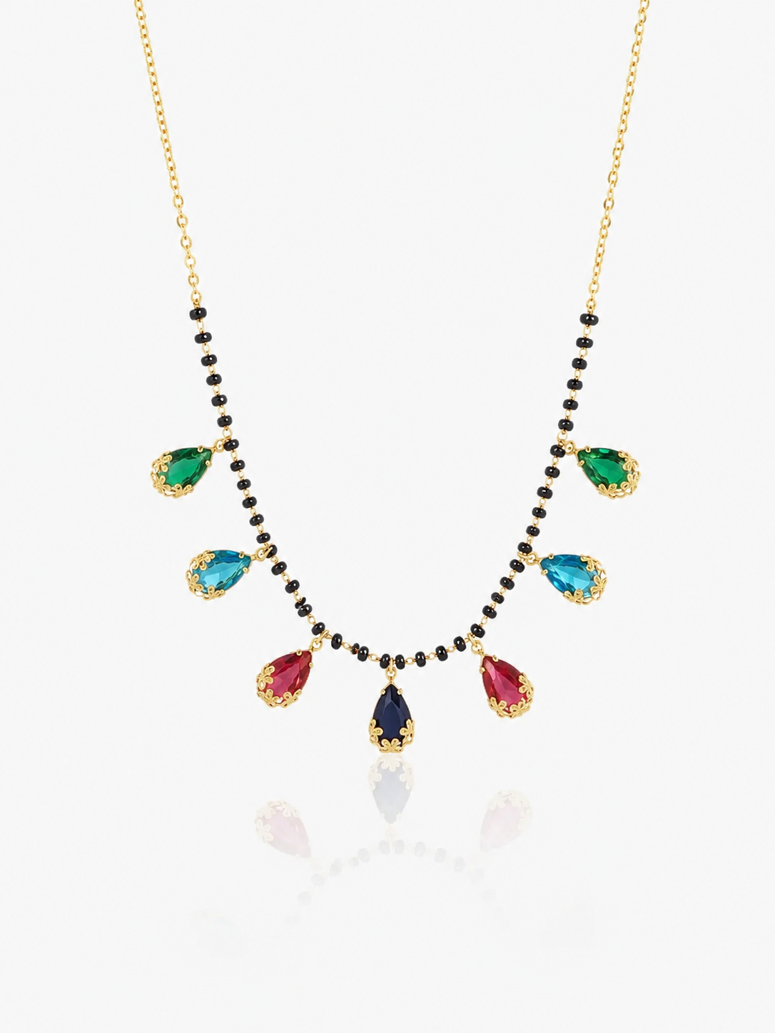 Hazel Drop 18K Gold Plated Necklace