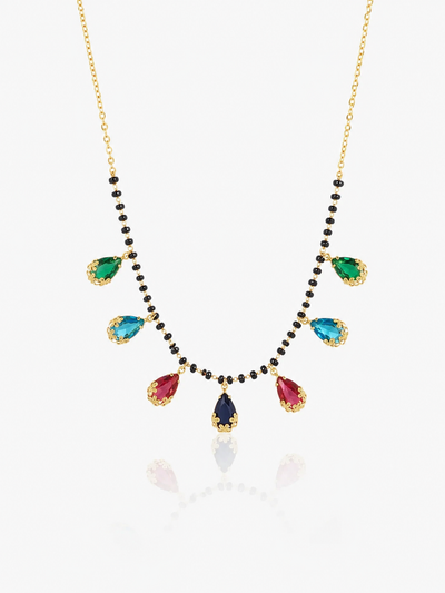 Hazel Drop 18K Gold Plated Necklace