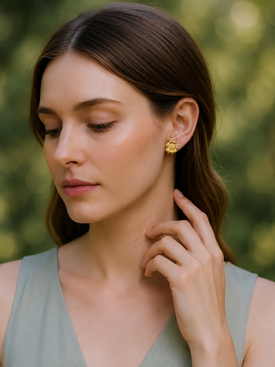 Aanya Luxe Petals Earrings Set