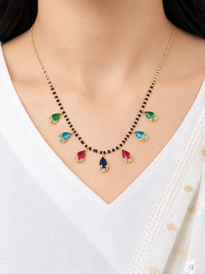 Hazel Drop 18K Gold Plated Necklace