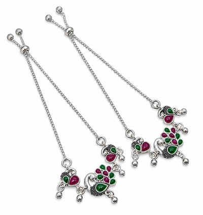 Yara Silver Anklet for Women's