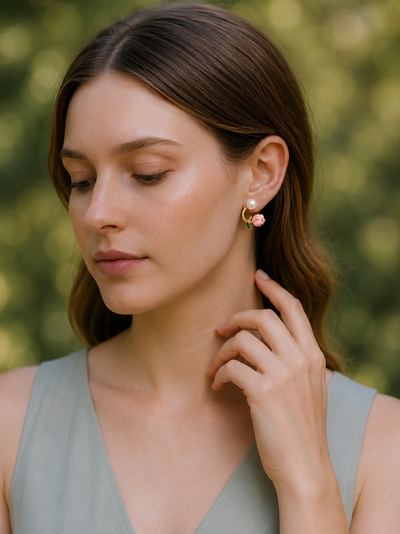 Aisha Pearl Glow Earrings Set