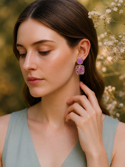 Siya Golden Grace Earrings Set
