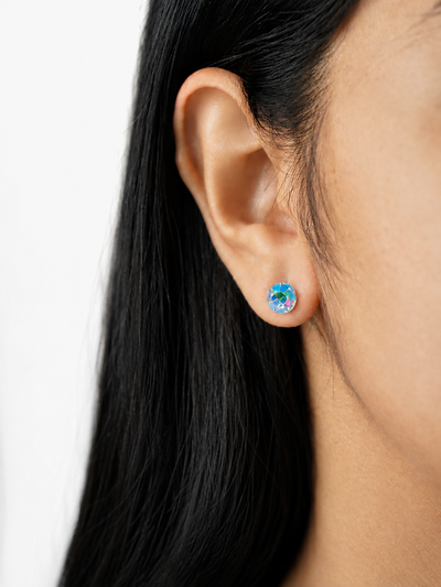 Ziva Crystal Bloom Earrings Set