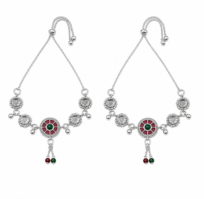 Nova Silver Anklet for Women's