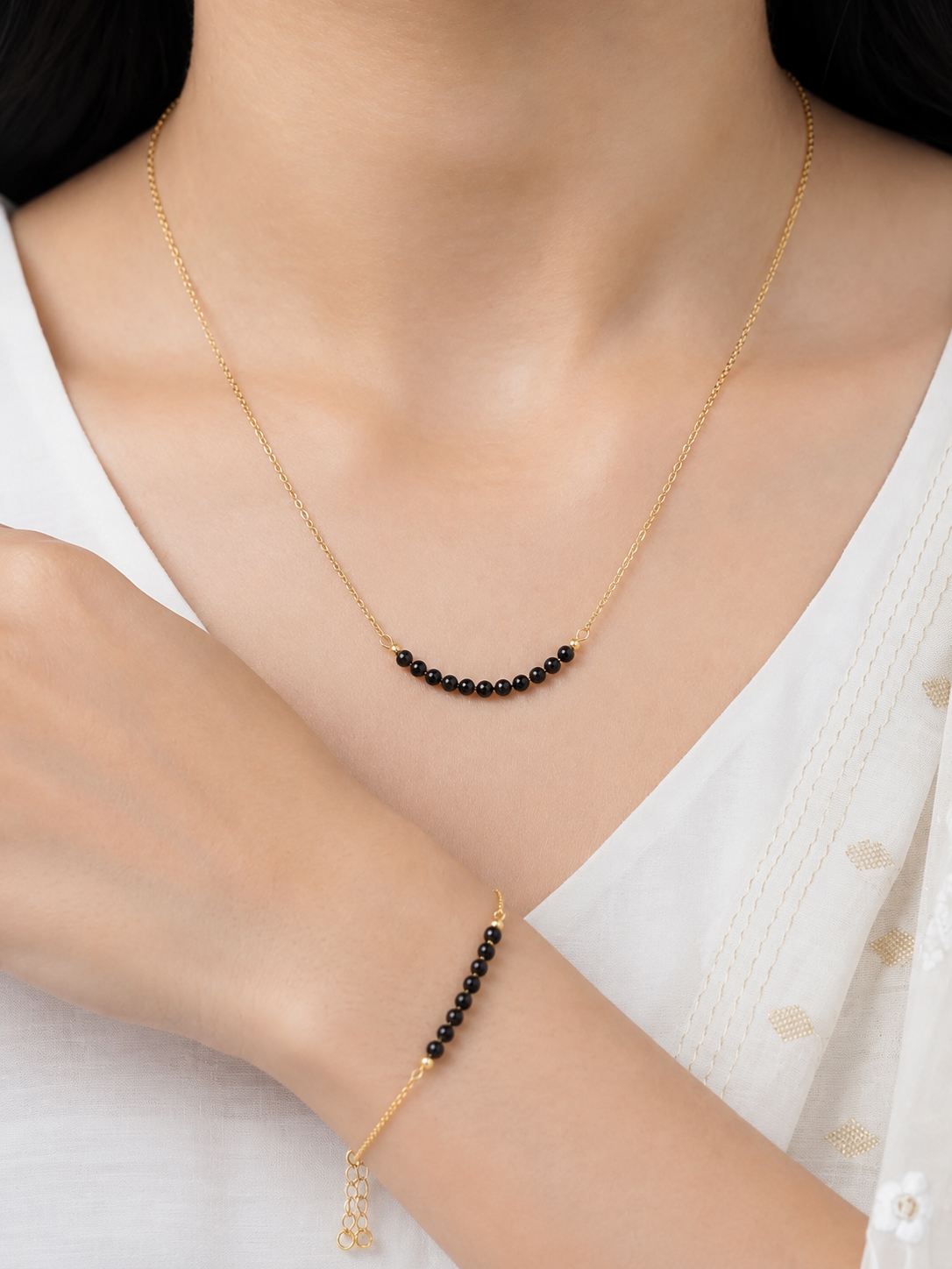 Opal Glow 18K Gold Plated Necklace