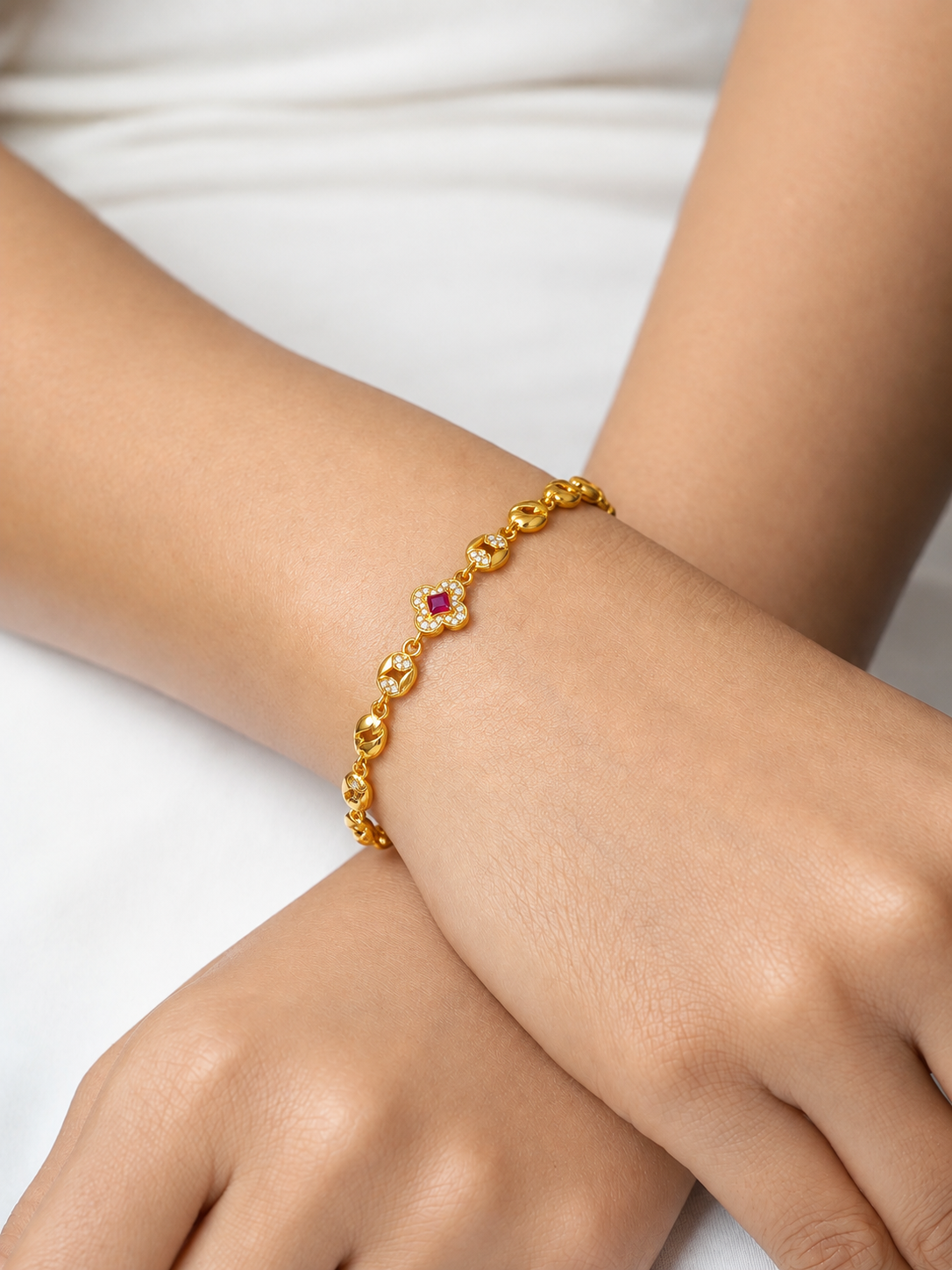 Avika 18K Gold Plated Bracelet