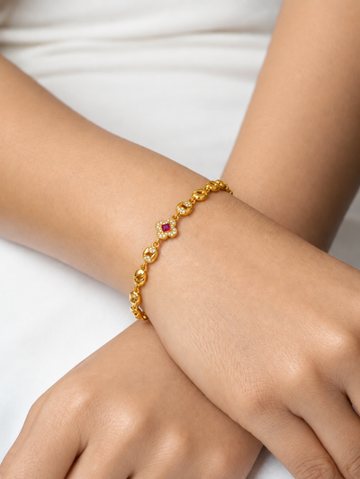 Avika 18K Gold Plated Bracelet