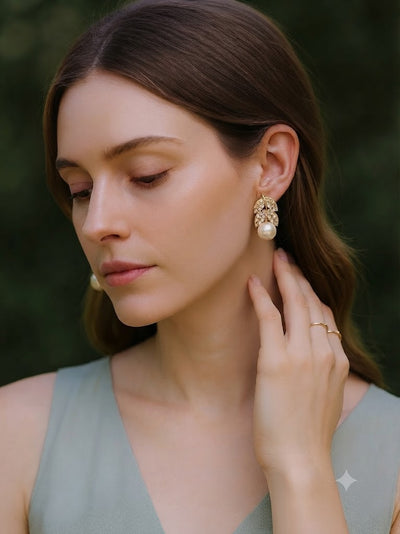 Misha Crystal Grace Earrings Set
