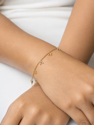 Aaradhya 18K Gold Plated Bracelet