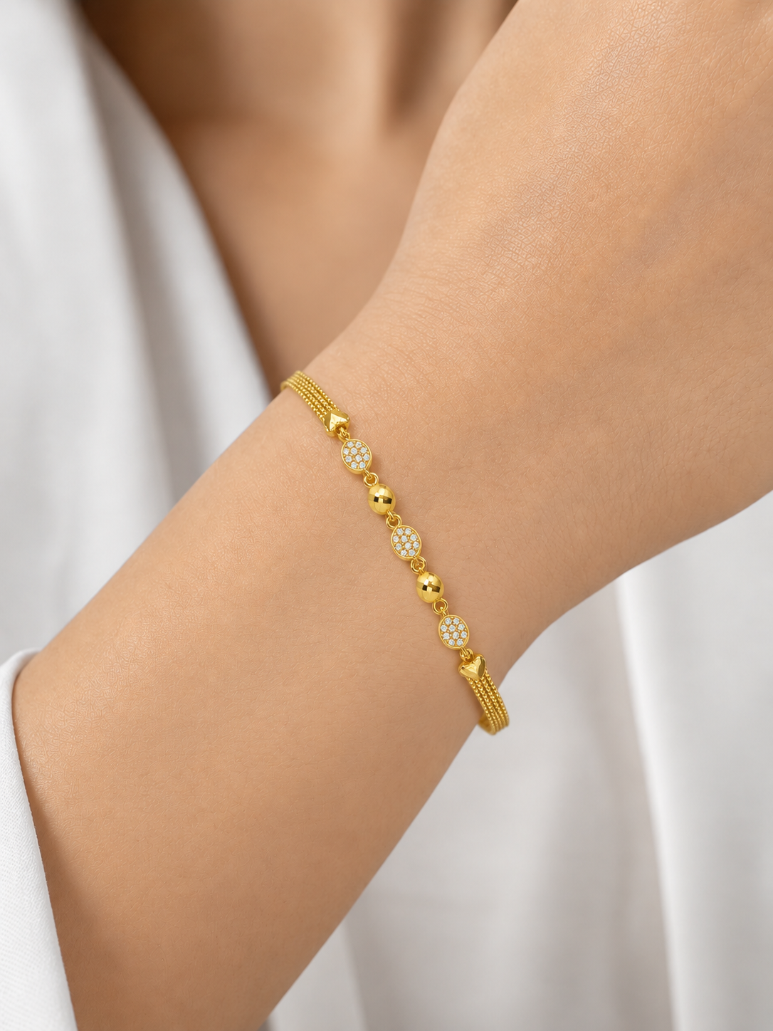 Kriti 18K Gold Plated Bracelet