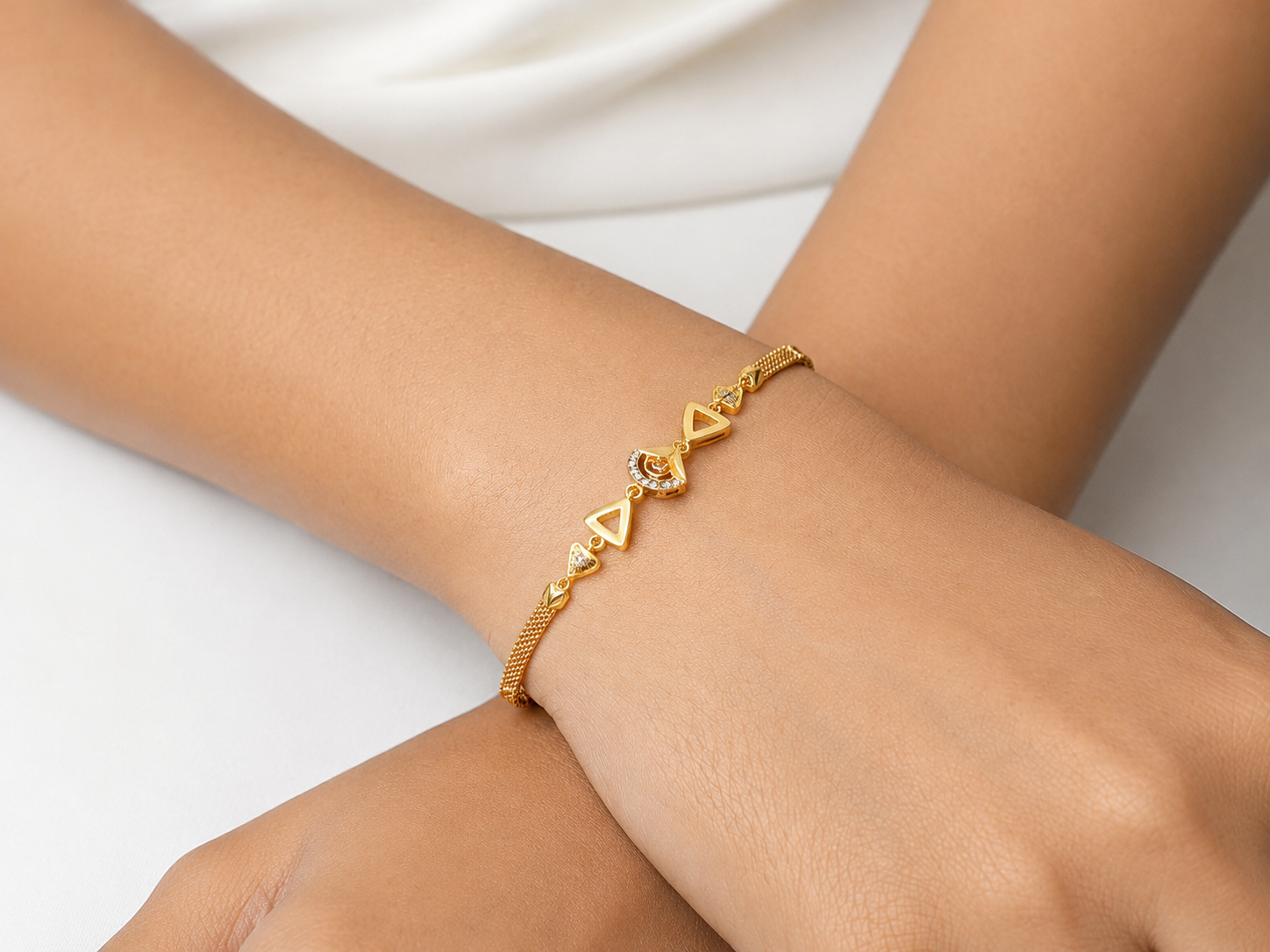 Aadhira 18K Gold Plated Bracelet