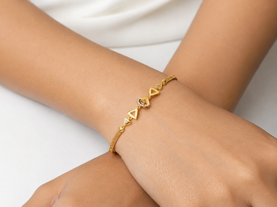 Aadhira 18K Gold Plated Bracelet