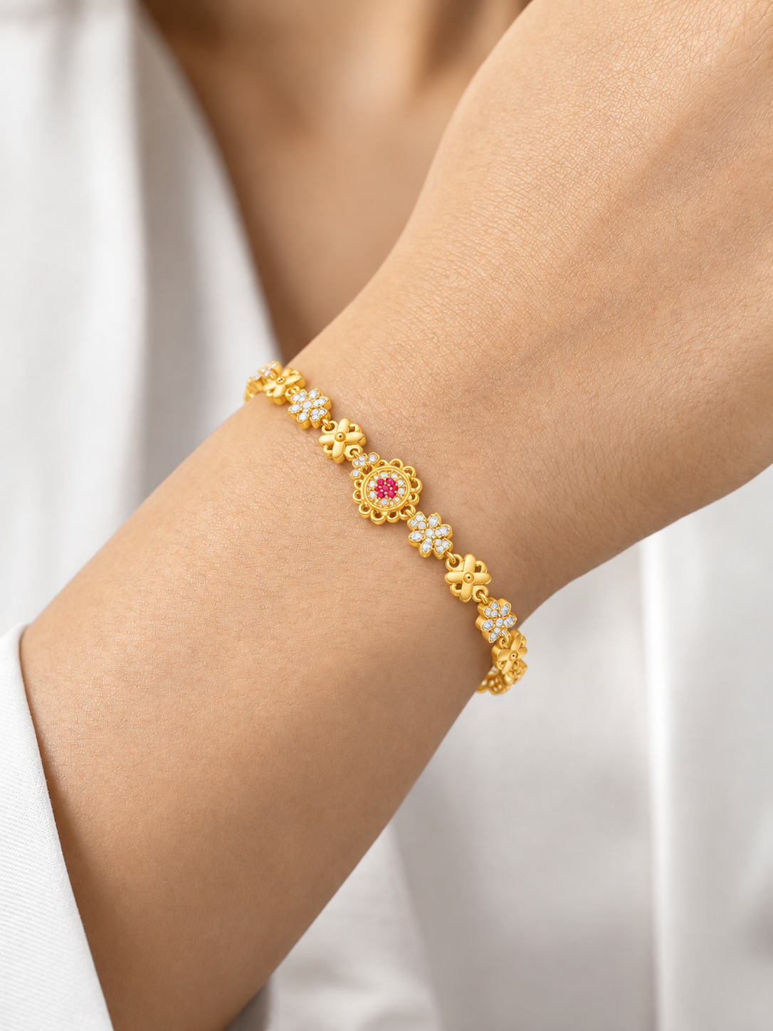 Aditi 18K Gold Plated Bracelet
