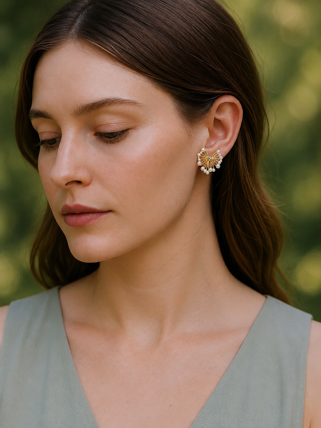 Aarohi Pearl Charm Earrings Set
