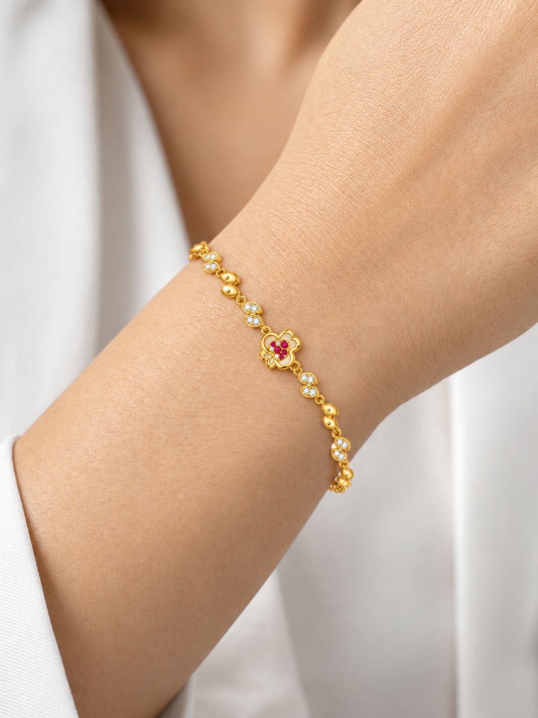 Amaya 18K Gold Plated Bracelet