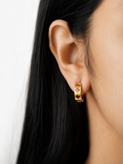 Sia Ruby Bloom Earrings Set