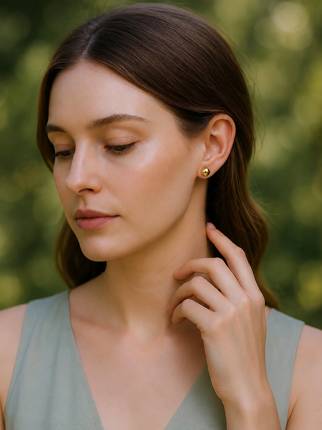 Avira Golden Muse Earrings Set